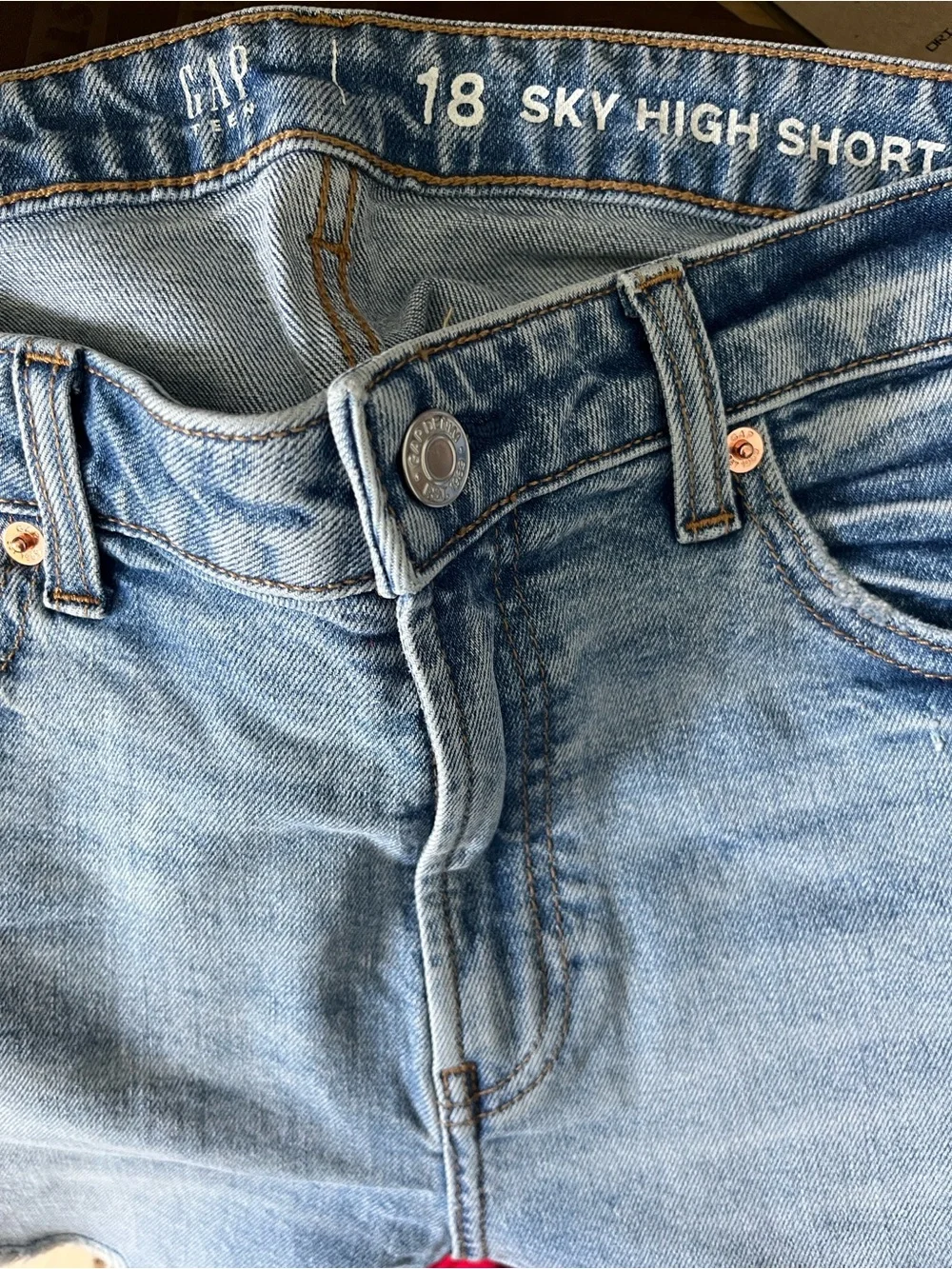 GAP girls distressed